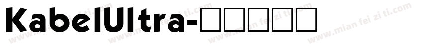 KabelUltra字体转换