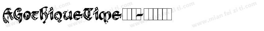 AGothiqueTime手机版字体转换