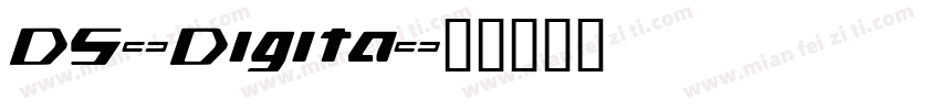 DS-Digita字体转换