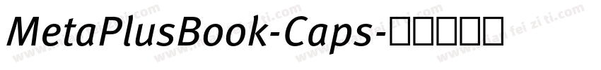 MetaPlusBook-Caps字体转换