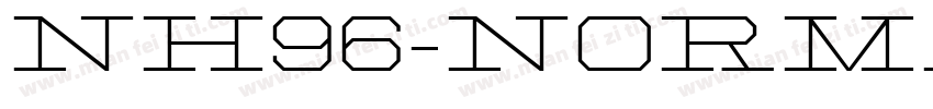 NH96-Normal字体转换