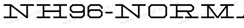 NH96-Normal字体转换