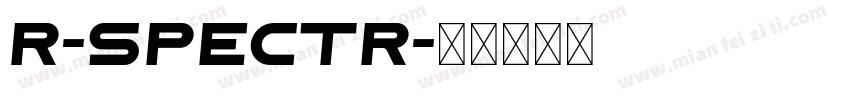 R-Spectr字体转换