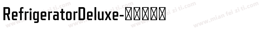 RefrigeratorDeluxe字体转换