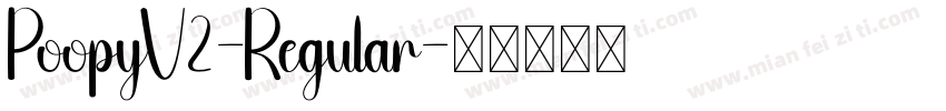 PoopyV2-Regular字体转换