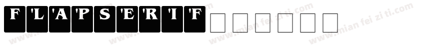 FlapSerif字体转换