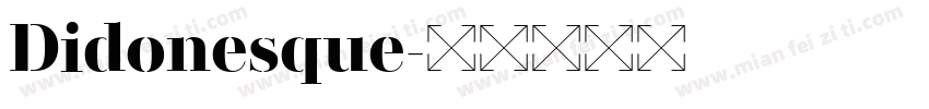 Didonesque字体转换