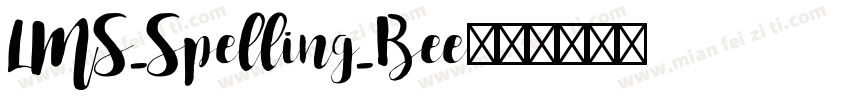 LMS_Spelling_Bee字体转换