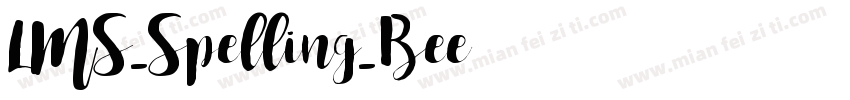 LMS_Spelling_Bee字体转换