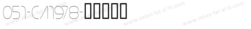 051-CA1978字体转换