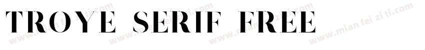 Troye-Serif-Free-2字体转换