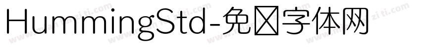 HummingStd字体转换