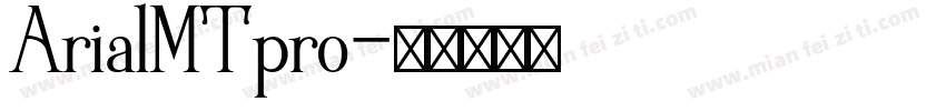 ArialMTpro字体转换