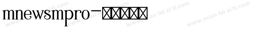 mnewsmpro字体转换