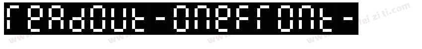 Readout-OneFront字体转换