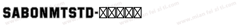 SabonMTStd字体转换