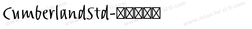 CumberlandStd字体转换