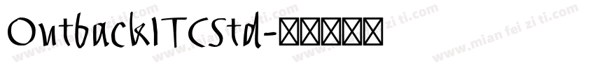 OutbackITCStd字体转换