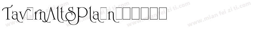 TavernAltSPlain字体转换