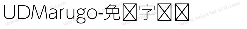 UDMarugo字体转换