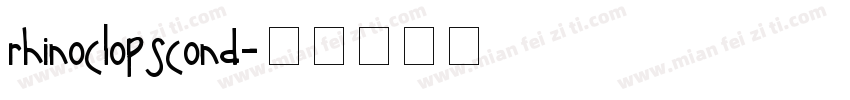 rhinoclopscond字体转换