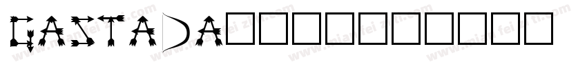 GASTADA_生成器字体转换