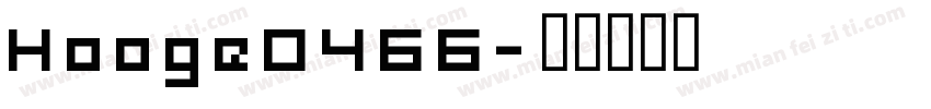 Hooge0466字体转换