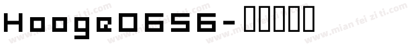 Hooge0656字体转换