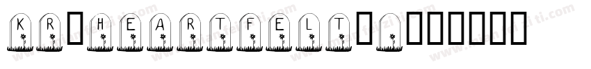 KR-Heartfelt-1字体转换