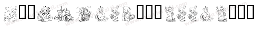 KR-Holiday-Teddies字体转换