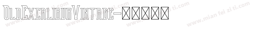 OldExcaliburVintage字体转换
