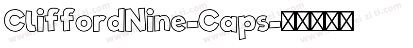 CliffordNine-Caps字体转换