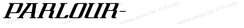 parlour字体转换