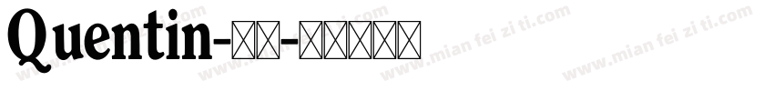 Quentin-常规字体转换