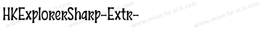 HKExplorerSharp-Extr字体转换