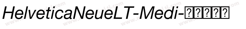 HelveticaNeueLT-Medi字体转换