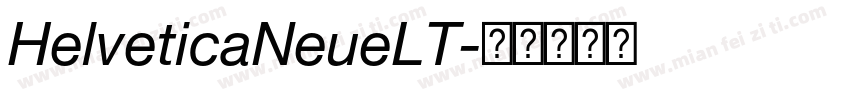 HelveticaNeueLT字体转换