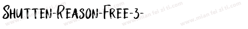 Shutten-Reason-Free-3字体转换