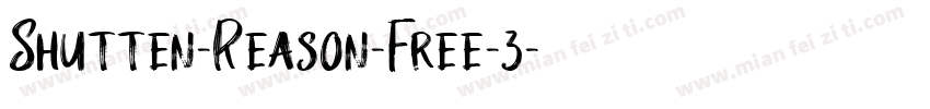 Shutten-Reason-Free-3字体转换