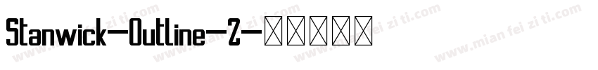 Stanwick-Outline-2字体转换