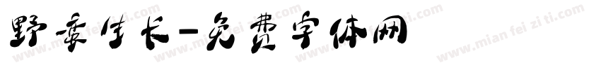 野蛮生长字体转换