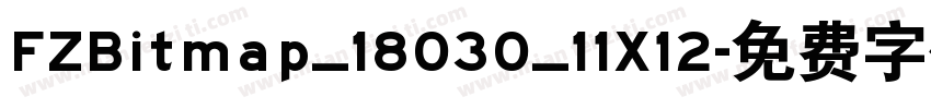 FZBitmap_18030_11X12字体转换