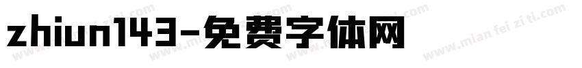 zhiun143字体转换