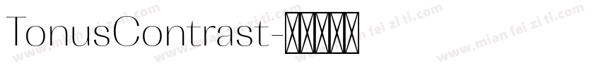 TonusContrast字体转换