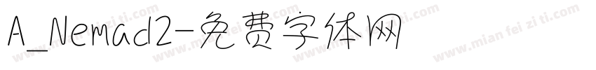 A_Nemad2字体转换