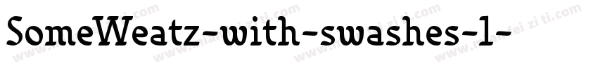 SomeWeatz-with-swashes-1字体转换