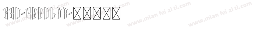 EXo-Regular字体转换