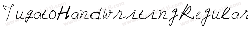 YuqatoHandwritingRegular字体转换