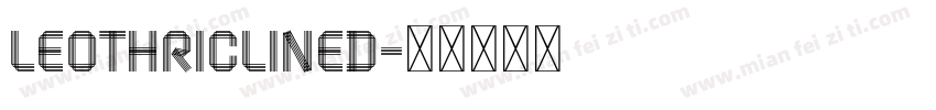 LeothricLined字体转换