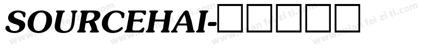 SOURCEHAI字体转换